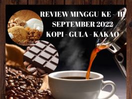 kopi, gula, kakao