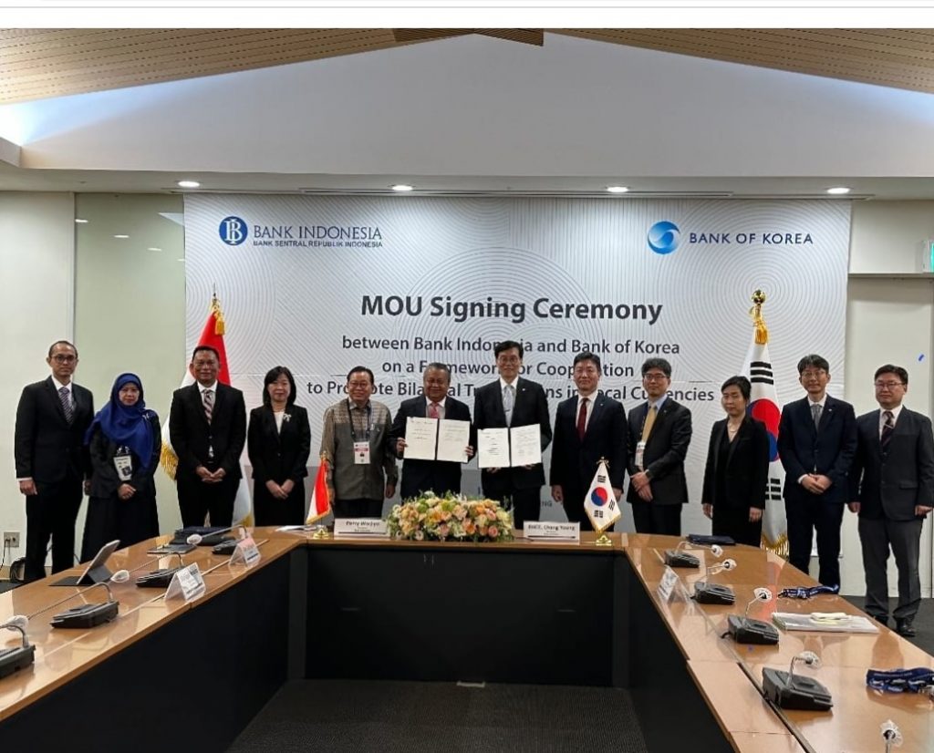 BI Dan Bank Of Korea Sepakati Kerja Sama Untuk Mendorong Penggunaan ...