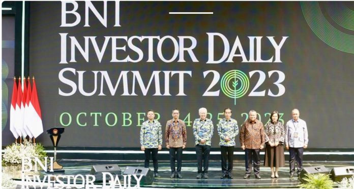 Menkeu Dampingi Presiden Pada BNI Investor Daily Summit 2023