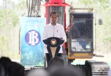 Presiden Jokowi Resmikan Pembangunan Kantor BI di IKN