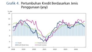 Grafik 4 Pertumbuhan KRedit Berdsr Jenis Penggunaan November 2024