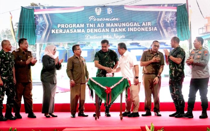 BI dan TNI AD Bersinergi Realisasikan Program Manunggal Air, Tingkatkan Akses Air Bersih