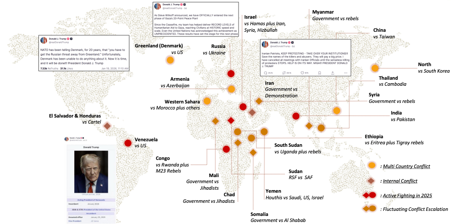Konflik geopolitik di 2026 meningkat
