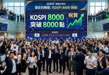 Kospi 26 Mei Rayakan Keberhasilan Tembus 8000 Poin, Saham Terkait AI Masih Memimpin