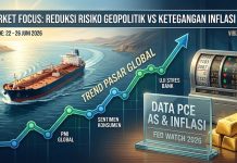 Market Focus 22-26 Juni 2026: Reduksi Risiko Geopolitik Selat Hormuz Versus Ketegangan Inflasi PCE AS