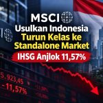 MSCI Usulkan Indonesia Turun Kelas ke Standalone Market, IHSG Anjlok 11,57%