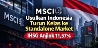 MSCI Usulkan Indonesia Turun Kelas ke Standalone Market, IHSG Anjlok 11,57%
