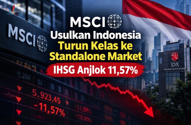 MSCI Usulkan Indonesia Turun Kelas ke Standalone Market, IHSG Anjlok 11,57%