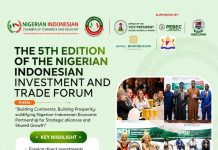 The 5th Nigerian–Indonesian Investment & Trade Forum (NIITF), 20-21 October 2026
